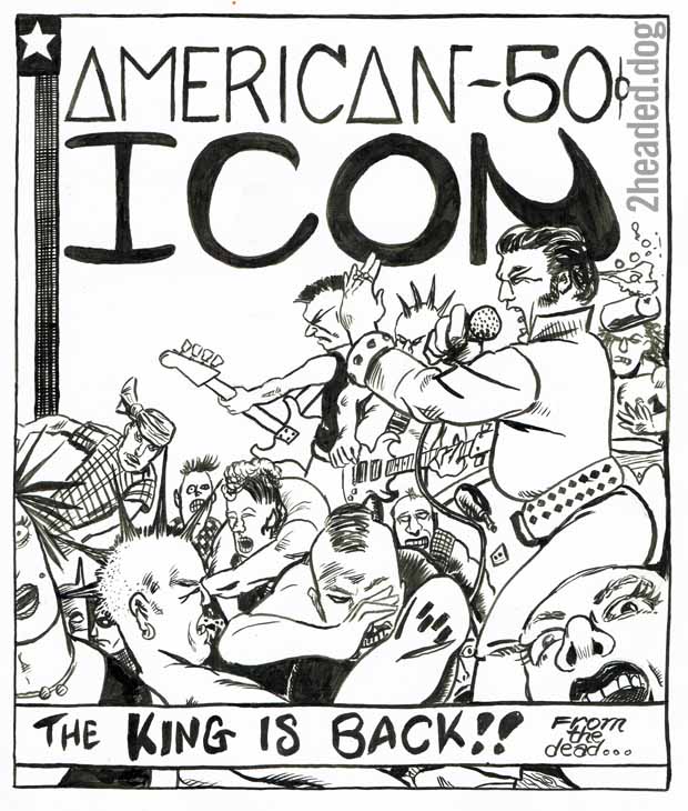 King is back - American Icon number 1 alternative comic cover