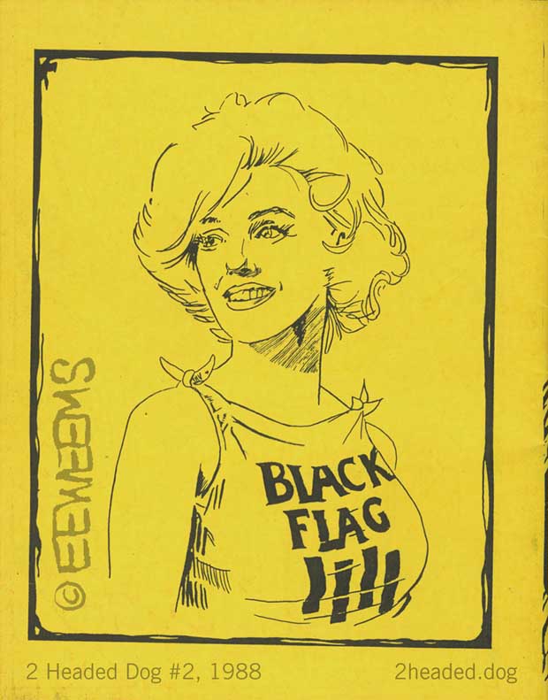 Monroe and Black Flag and Two headed Dog Back Cover
