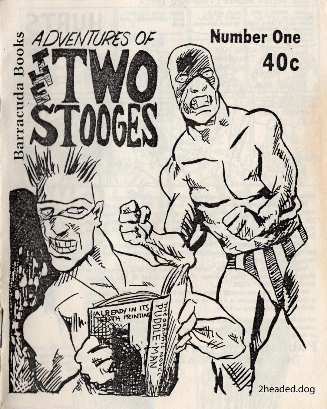 Adventures of the 2 Stooges Cover 1987