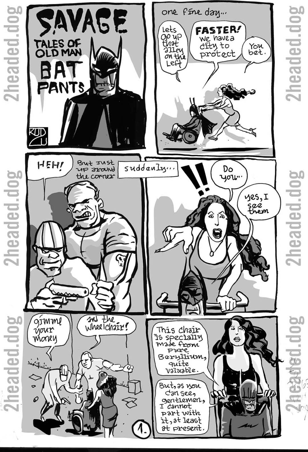 Savage Bat Pants Page 1