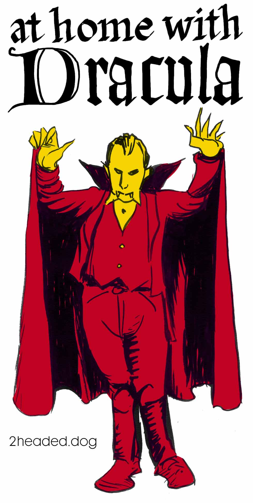 Dracula at home - online comic